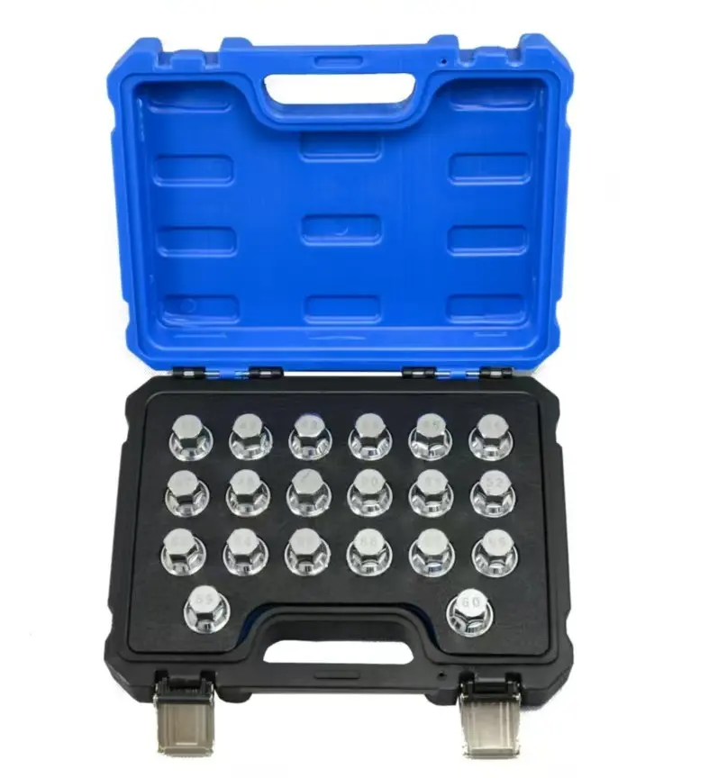 ＜租賃C002＞ 21PCS BMW 鋁圈防盜螺絲解鎖套裝